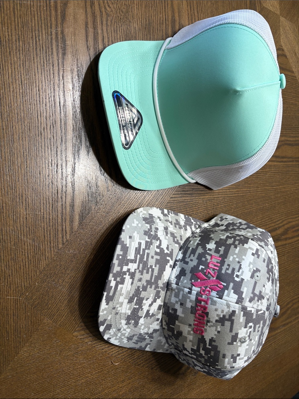 NEW Women’s  Caps - Mint and Digital Camo - Unbranded